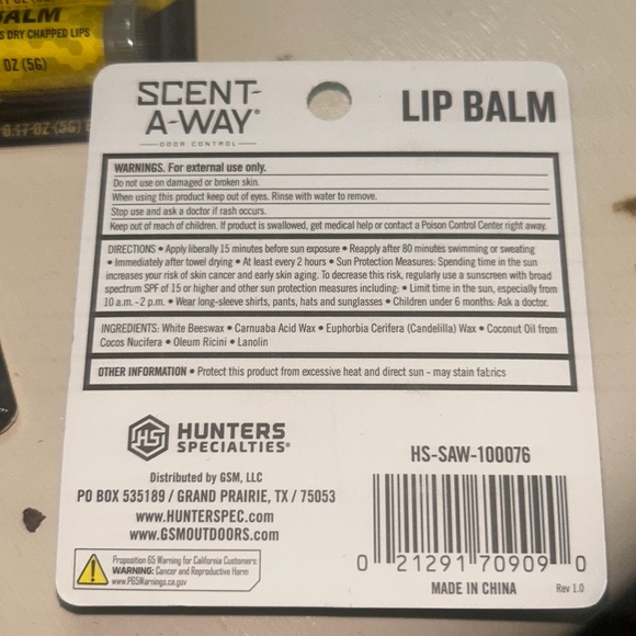 Scent-A-Way Lip Balm & Camo Compac - Picture 8 of 8